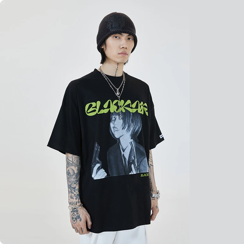 Retro Japan Anime Women's Oversized T Shirts Anime Print Men's T Shirt Harajuku Short sleeve Loose Street Tops Popular T Shirts
Retro Japan Anime Women's Oversized T Shirts Anime Print Men's T Shirt Harajuku Short sleeve Loose Street Tops Popular T Shirts