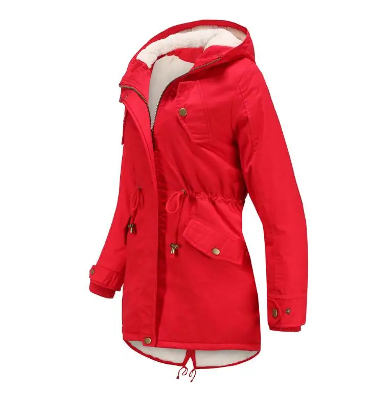Autumn and winter new 2020 cotton-padded jacket solid color hooded thick cotton-padded jacket plus velvet warm women's jacket
Autumn and winter new 2020 cotton-padded jacket solid color hooded thick cotton-padded jacket plus velvet warm women's jacket