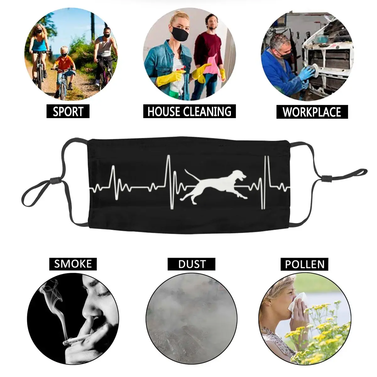 Dalmatian Dog Love Heartbeats Washable Unisex Face Mask Anti Haze Dustproof Protection Cover Respirator Mouth Muffle
Dalmatian Dog Love Heartbeats Washable Unisex Face Mask Anti Haze Dustproof Protection Cover Respirator Mouth Muffle