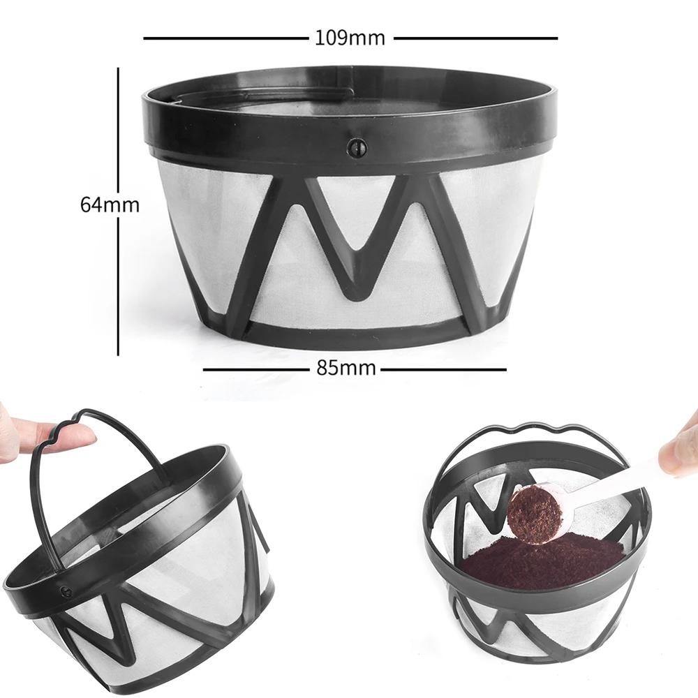 Coffee Filter Stainless Steel Reusable Coffee Maker Accessories Kitchen Gadgets Handmade
Coffee Filter Stainless Steel Reusable Coffee Maker Accessories Kitchen Gadgets Handmade