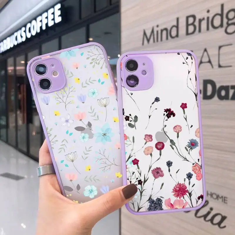 fashion flower beautiful Phone Case For iPhone 12 11 Mini Pro XR XS Max 7 8 Plus X Matte transparent Purple Back Cover
fashion flower beautiful Phone Case For iPhone 12 11 Mini Pro XR XS Max 7 8 Plus X Matte transparent Purple Back Cover