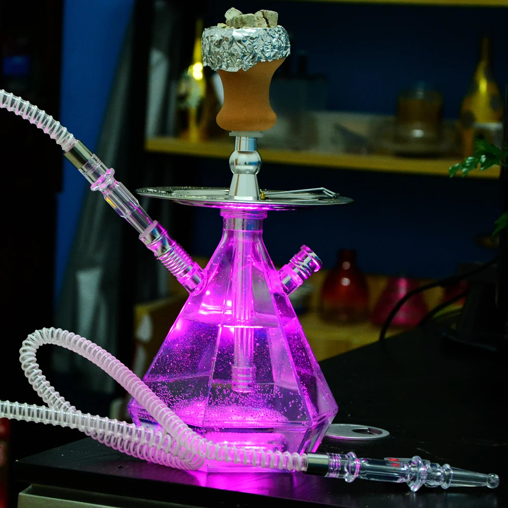Transparent Acrylic Hookah Set LED Light Shisha Pipe with Ceramic Bowl Nargile Hose Charcoal Tray Metal Tongs Chicha Narguile
Transparent Acrylic Hookah Set LED Light Shisha Pipe with Ceramic Bowl Nargile Hose Charcoal Tray Metal Tongs Chicha Narguile