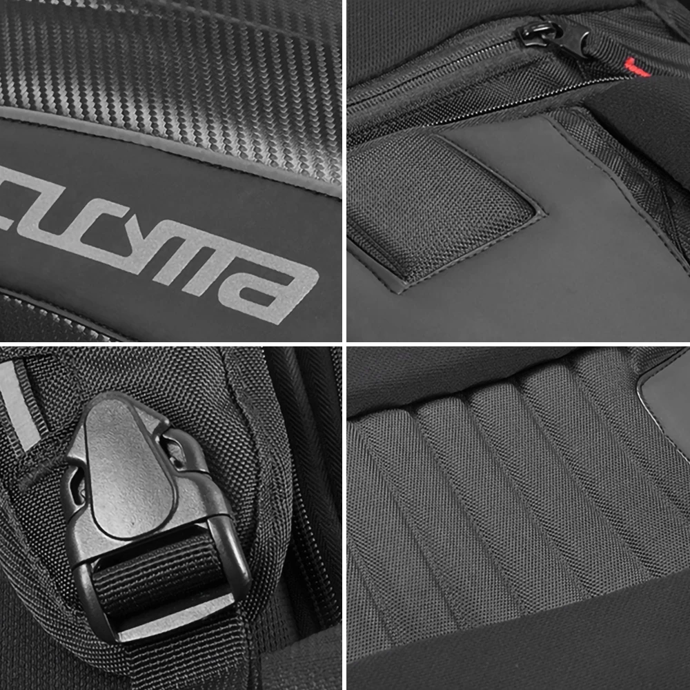CUCYMA Waterproof Motorcycle Bag Motorcycle Backpack Tank Bag Carbon Fiber Moto Motorbike Helmet Bags Travel Luggage #
CUCYMA Waterproof Motorcycle Bag Motorcycle Backpack Tank Bag Carbon Fiber Moto Motorbike Helmet Bags Travel Luggage #
