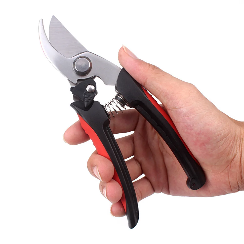 Pruning Shears Stainless Steel Garden Scissors 20mm Bonsai Fruit Trees Branches Cutting Tool Scissor Orchard Pruner Garden Tools
Pruning Shears Stainless Steel Garden Scissors 20mm Bonsai Fruit Trees Branches Cutting Tool Scissor Orchard Pruner Garden Tools