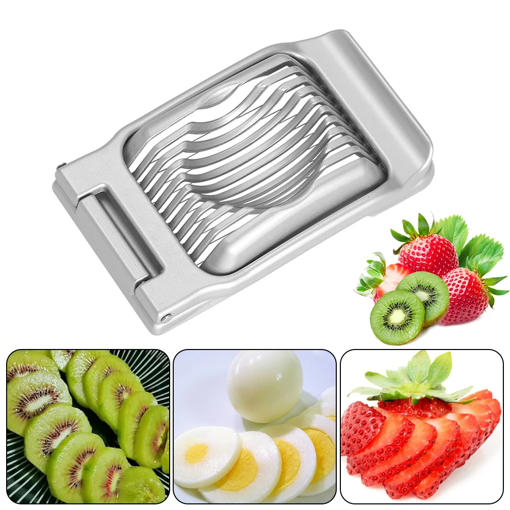 Egg Slicer Stainless Steel Labor-Saving Wire Egg Cutter Divider For Boiled Eggs Cutting Tool For Fruit Mushroom Easy To Clean
Egg Slicer Stainless Steel Labor-Saving Wire Egg Cutter Divider For Boiled Eggs Cutting Tool For Fruit Mushroom Easy To Clean
