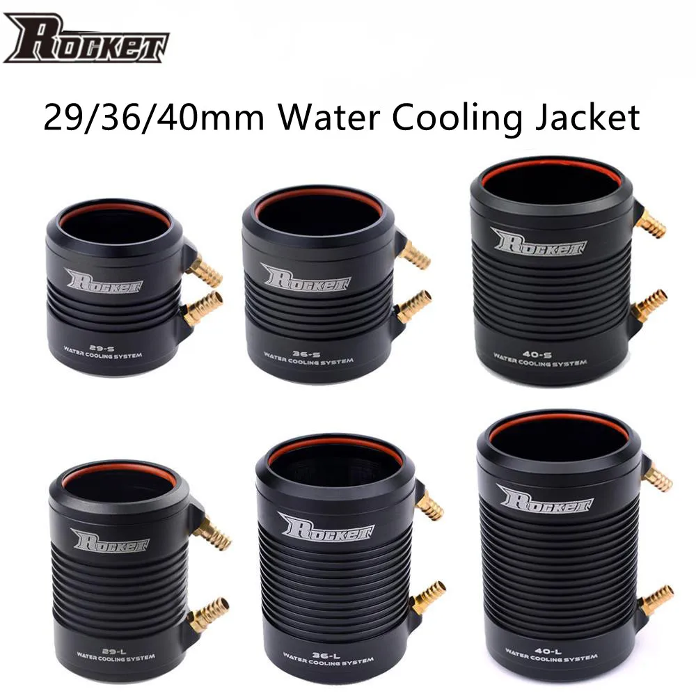 Rocket Water Cooling Jacket Cover 29 36 40mm for 2948 2968 3660 3670 3680 4074 4082 4092 RC Boat Brushless Motor Component 
Rocket Water Cooling Jacket Cover 29 36 40mm for 2948 2968 3660 3670 3680 4074 4082 4092 RC Boat Brushless Motor Component