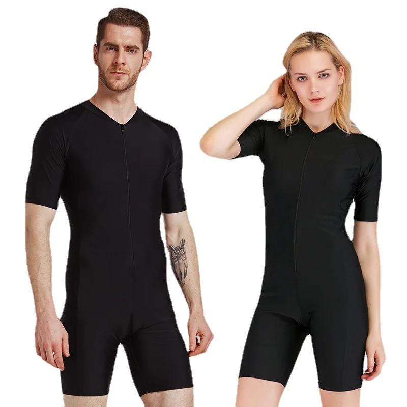 SBART Women High Elastic Thin One Piece Swimsuit Cardigan Diving Suit Surf Zipper Swim Wetsuit UV Rash Guards Water Sports Suit
SBART Women High Elastic Thin One Piece Swimsuit Cardigan Diving Suit Surf Zipper Swim Wetsuit UV Rash Guards Water Sports Suit