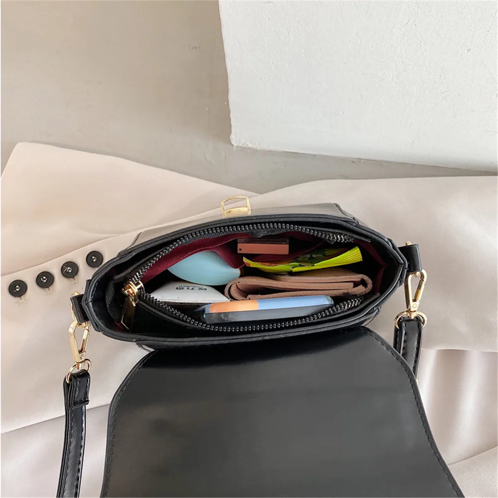 Casual Fashion Women Bag High Quality Leather Ladies Crossbody Pure Color Ladies Handbag Simple Women's Shoulder Bag Sac Femme
Casual Fashion Women Bag High Quality Leather Ladies Crossbody Pure Color Ladies Handbag Simple Women's Shoulder Bag Sac Femme