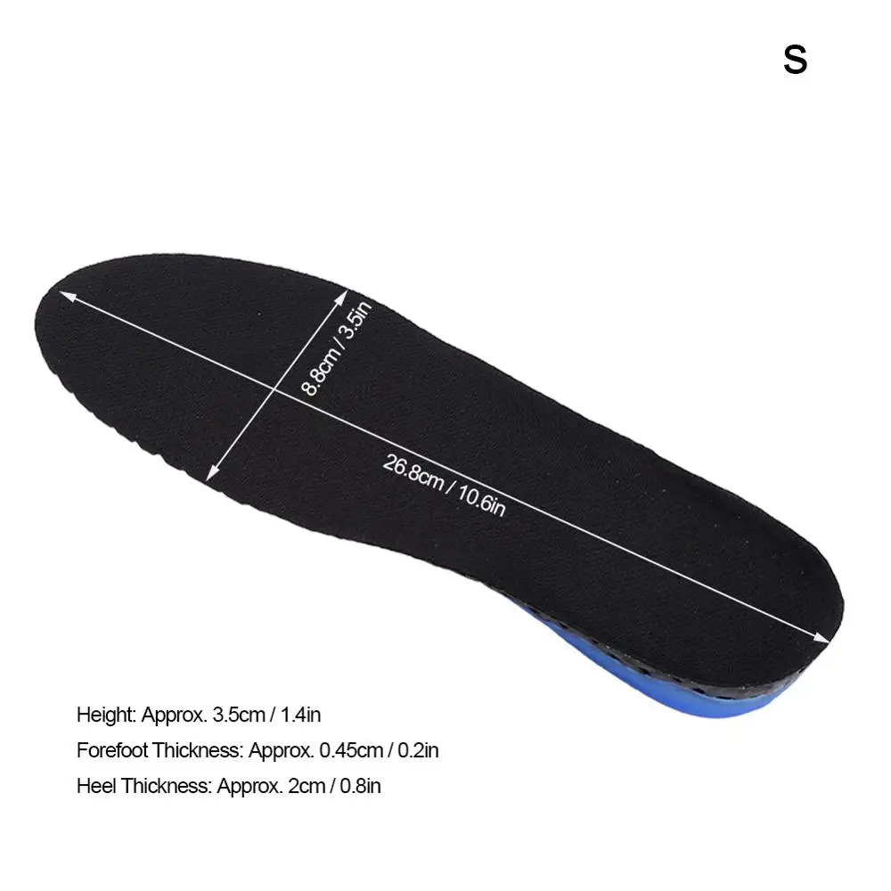 1 Pair EVA Silicone Orthopedic Shoes Sports Flat Feet Orthotic Insoles Arch Support Inserts Plantar Fasciitis Foot Care For Man
1 Pair EVA Silicone Orthopedic Shoes Sports Flat Feet Orthotic Insoles Arch Support Inserts Plantar Fasciitis Foot Care For Man