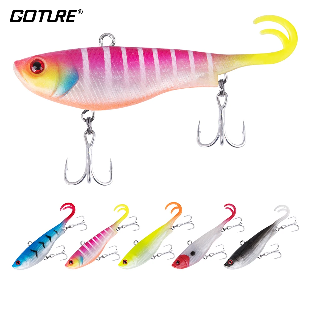 Goture Soft Fishing Lure Swimbait Silicone Artificial Bait VIB Lures for Saltwater Freshwater Carp Pike Fishing Wobblers 11g 21g
Goture Soft Fishing Lure Swimbait Silicone Artificial Bait VIB Lures for Saltwater Freshwater Carp Pike Fishing Wobblers 11g 21g