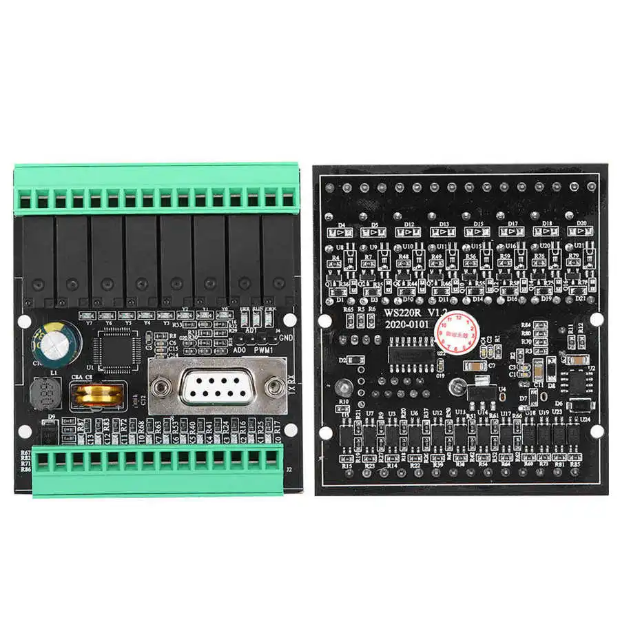 Плата промышленного управления PLC на основе FX1N/2N-6MR/T/10/14/20MR/T WS2N-20MR-232-S(D)