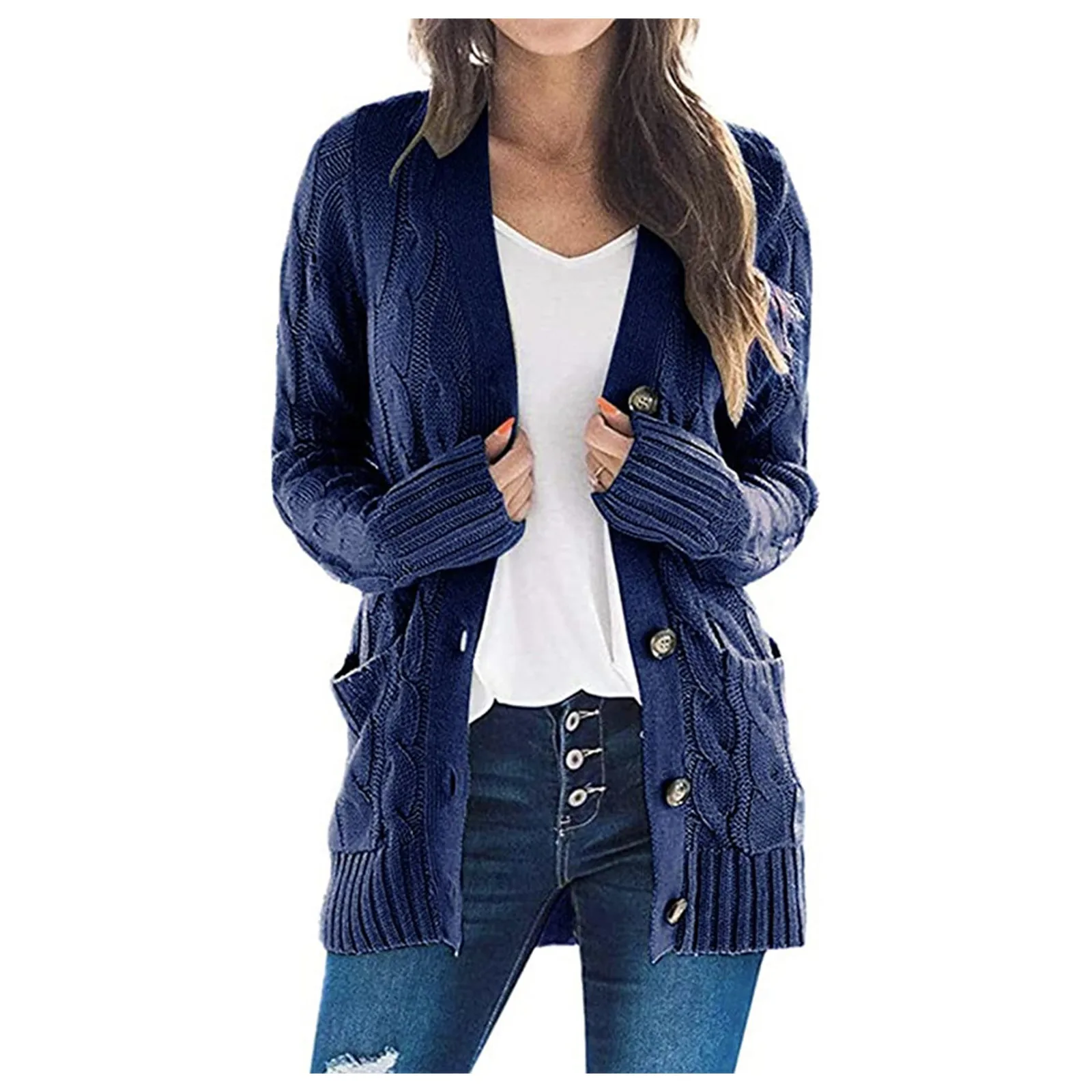 Open Knit Coat Womens Boho Sweaters Sleeve Cardigan Long Front Pockets Patchwork Sweater Tunic
Open Knit Coat Womens Boho Sweaters Sleeve Cardigan Long Front Pockets Patchwork Sweater Tunic