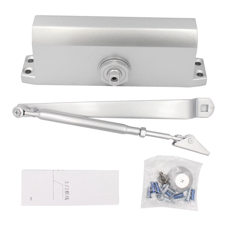 Hydraulic Buffer Automatic Door Closer 45KG to 85KG Mute Closing Hardware Adjustable Speed Equipment | Безопасность и защита