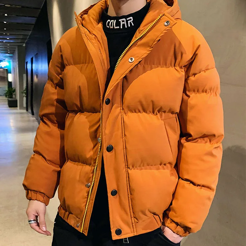 Winter Warm Cotton-padded Coats Men Thicken Jacket Fashion Street Thick Jackets Hooded Outerwear Men's Clothing 
Winter Warm Cotton-padded Coats Men Thicken Jacket Fashion Street Thick Jackets Hooded Outerwear Men's Clothing