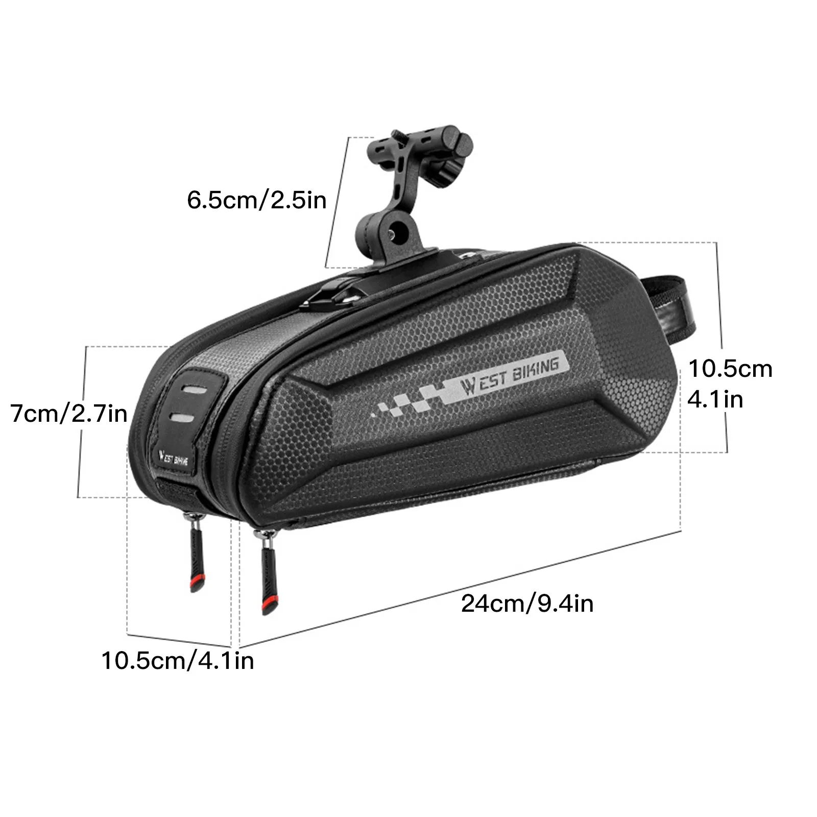 Carbon Pattern Bike Saddle Bag EVA + PU Waterproof Reflective Front Frame Bicycle Bag Cycling Top Tube Bag Road Bike Accessories
Carbon Pattern Bike Saddle Bag EVA + PU Waterproof Reflective Front Frame Bicycle Bag Cycling Top Tube Bag Road Bike Accessories