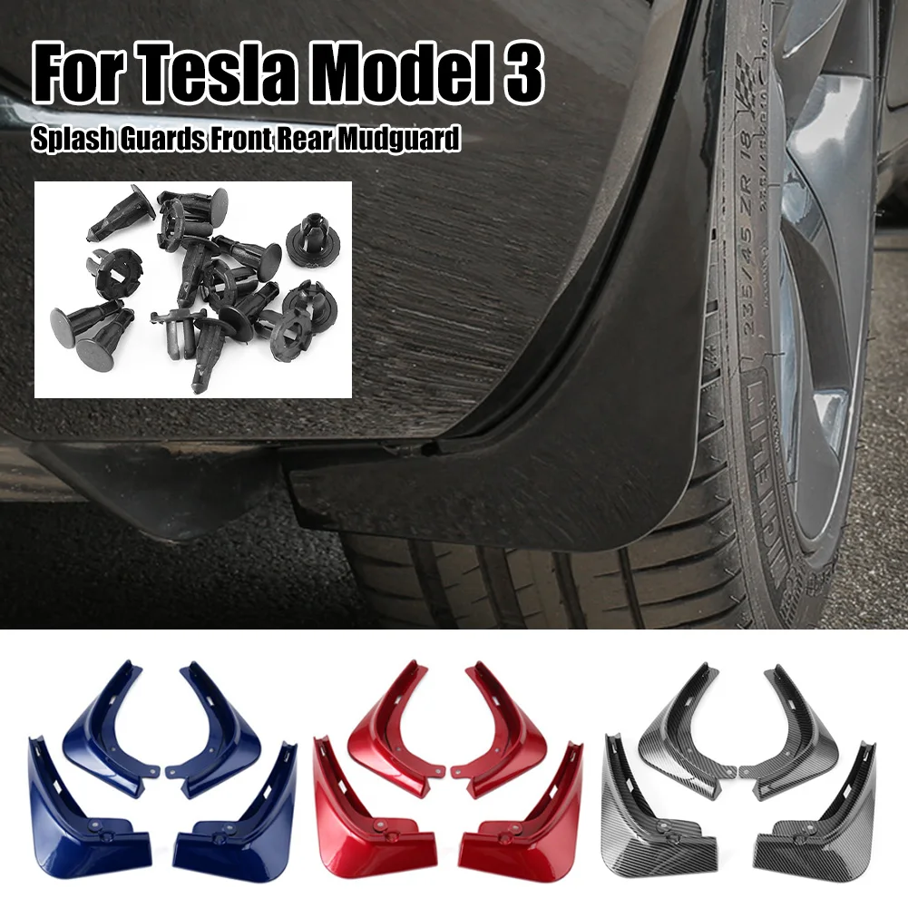 Model3Y Mud Flaps For Tesla Model 3 2021 Accessories Mudguards Splash Guards Fender Matte Black Carbon Fiber ABS Model Three
Model3Y Mud Flaps For Tesla Model 3 2021 Accessories Mudguards Splash Guards Fender Matte Black Carbon Fiber ABS Model Three