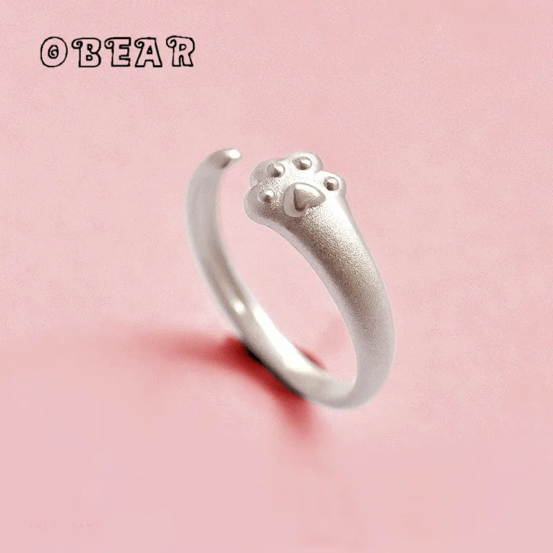 Japanese Cute Cartoon Animal Cat Paw Print Open Ring Women Sweet Temperament Wedding Jewelry Accessories
Japanese Cute Cartoon Animal Cat Paw Print Open Ring Women Sweet Temperament Wedding Jewelry Accessories