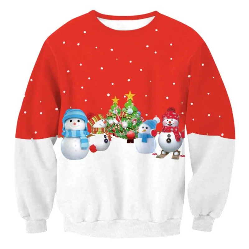 Plus-size Women's Round Collar Loose Pullover Ladies Digital Printed Hoodie European and American New Christmas Women Top
Plus-size Women's Round Collar Loose Pullover Ladies Digital Printed Hoodie European and American New Christmas Women Top