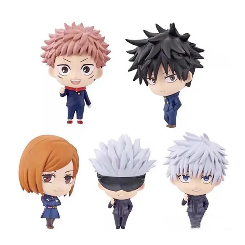 5pcs/Set Jujutsu Kaisen Itadori Yuji Megumi Gojo Satoru PVC Action Figures 50mm Anime Jujutsu Kaisen Figurine Toys Doll
5pcs/Set Jujutsu Kaisen Itadori Yuji Megumi Gojo Satoru PVC Action Figures 50mm Anime Jujutsu Kaisen Figurine Toys Doll