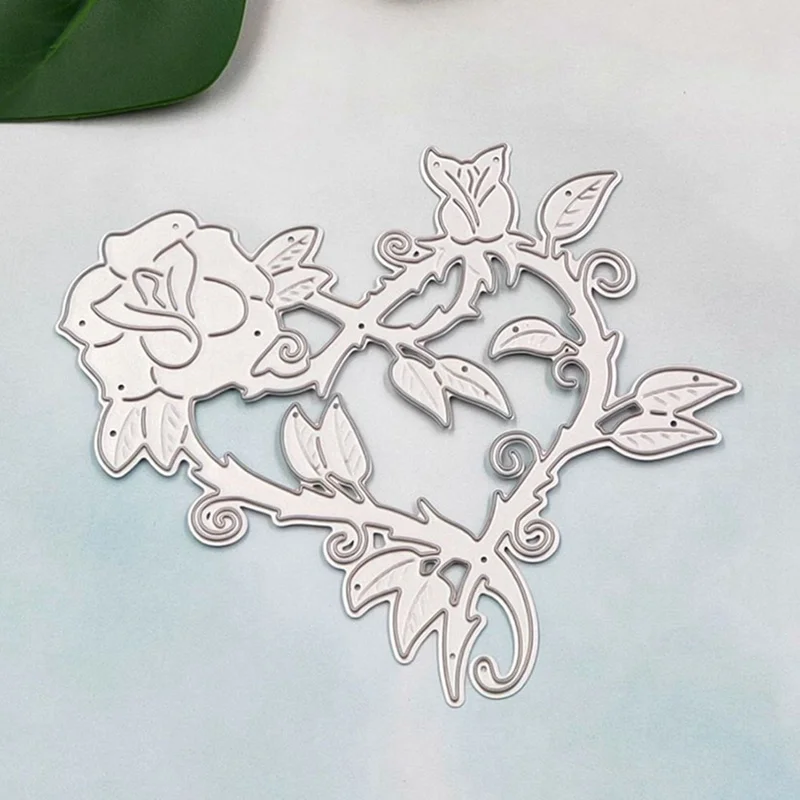 Heart Rose Shaped Cutting Dies Carbon Steel Frames DIY Scrap Booking Photo Album Embossing Paper Cards
Heart Rose Shaped Cutting Dies Carbon Steel Frames DIY Scrap Booking Photo Album Embossing Paper Cards