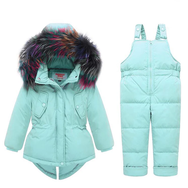 Baby Kids Girl Clothing Sets -25 Degree Russia Winter Colored Fur Hooded Coat + Overall Jumpsuit Snow Children Suit
Baby Kids Girl Clothing Sets -25 Degree Russia Winter Colored Fur Hooded Coat + Overall Jumpsuit Snow Children Suit