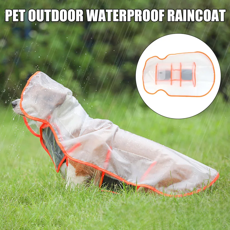 Dog Raincoat Pet Dog Hooded Raincoat Clothes Waterproof Adjustable Windproof for Outdoor TP-Hot 
Dog Raincoat Pet Dog Hooded Raincoat Clothes Waterproof Adjustable Windproof for Outdoor TP-Hot