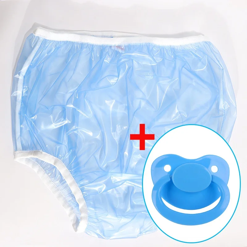ABDL adult diapers onesize blue incontinence panties PVC reusable adult baby pants diaper plastic pants plus 1 adult pacifier
ABDL adult diapers onesize blue incontinence panties PVC reusable adult baby pants diaper plastic pants plus 1 adult pacifier