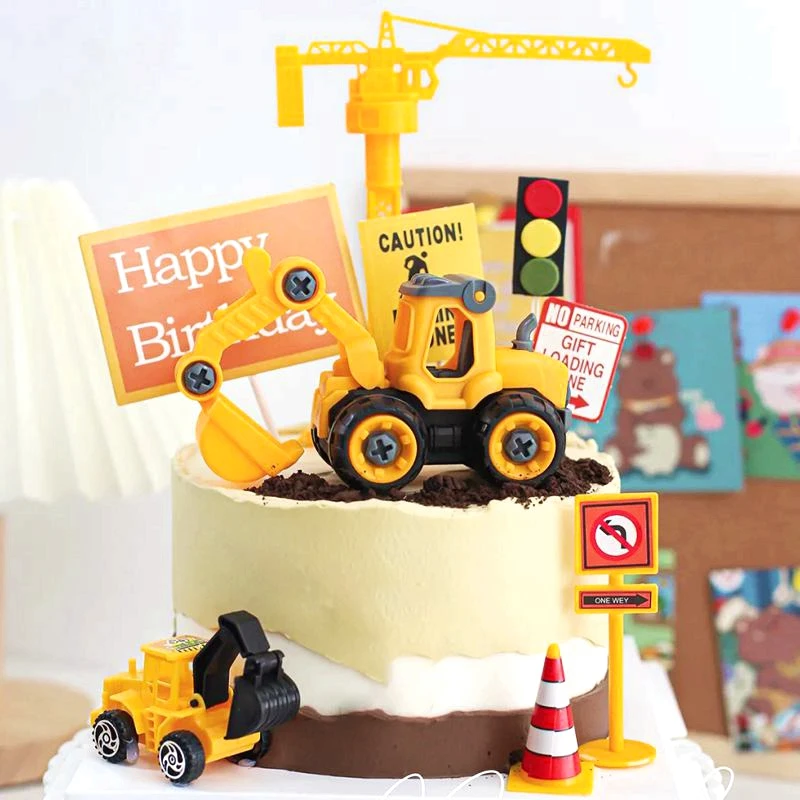 Engineering Construction Party Car Crane Tractor Cake Toppers Birthday Cake 1st One Year Boy Birthday Party Decor Baby Shower
Engineering Construction Party Car Crane Tractor Cake Toppers Birthday Cake 1st One Year Boy Birthday Party Decor Baby Shower