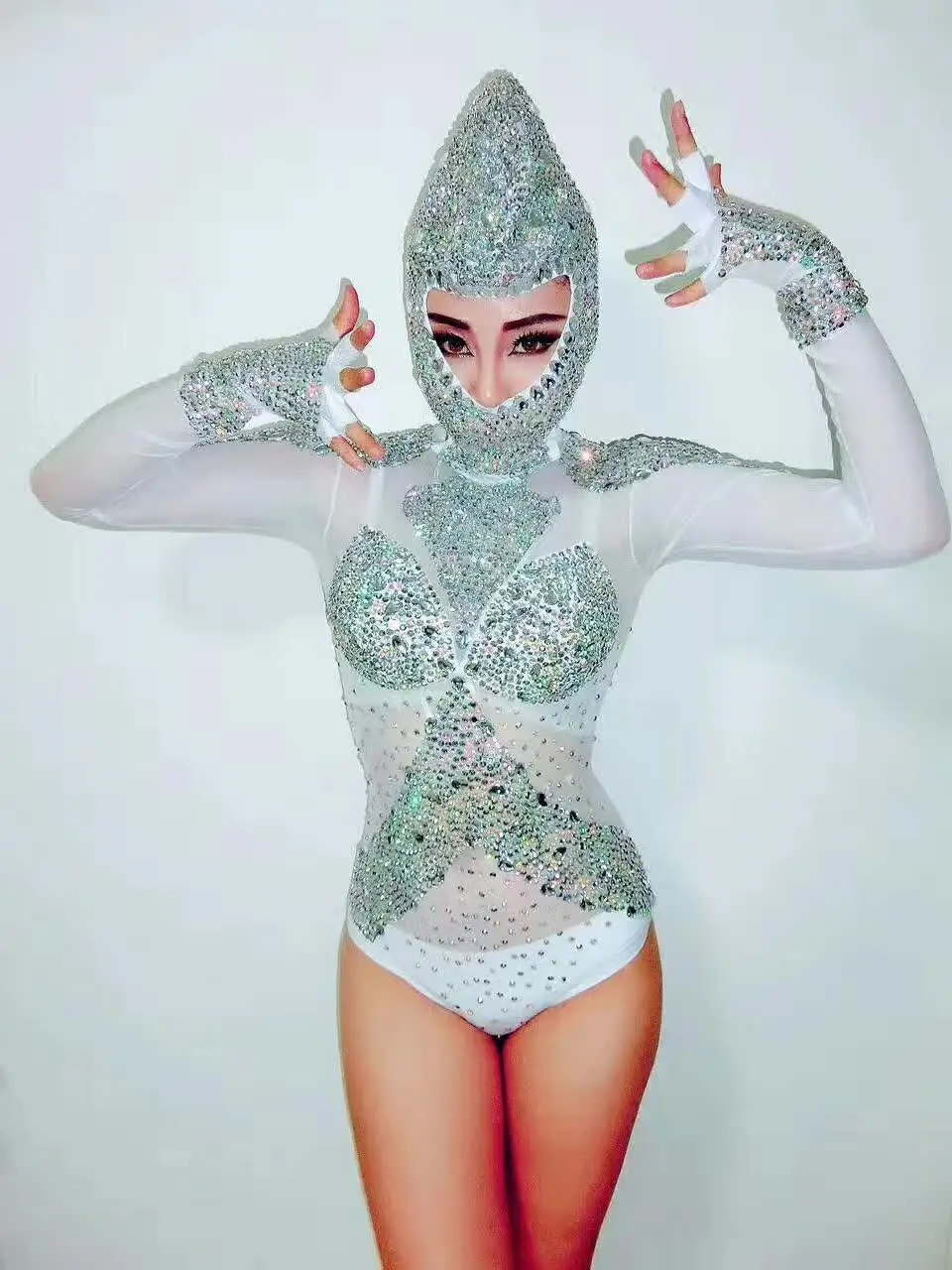 Women Spring Autumn Bodysuit 2021 Diamond Decoration Sexy Tight High Stretch Rompers Party Performance Nightclub Costume
Women Spring Autumn Bodysuit 2021 Diamond Decoration Sexy Tight High Stretch Rompers Party Performance Nightclub Costume