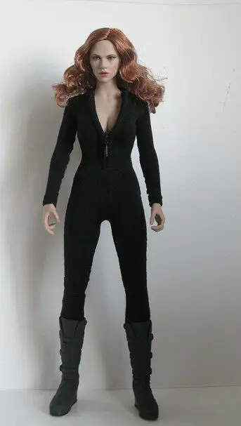 

Custom 1:6 Figure Black Stretch a piece of clothing For 12" HT phicen kumik Body