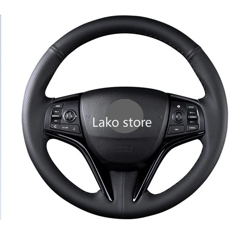 Hand stitch Leather Car Steering Wheel Cover For Honda Civic Avancier CR-V UR-V XR-V Accord Vezel Jazz 15inch 38cm BLACK
Hand stitch Leather Car Steering Wheel Cover For Honda Civic Avancier CR-V UR-V XR-V Accord Vezel Jazz 15inch 38cm BLACK