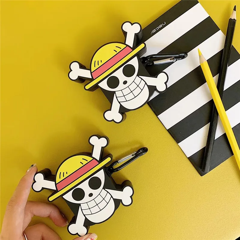 For AirPod 1 2 Case 3D One Piece Skull Cartoon Soft Silicone Wireless Earphone Cases For Apple Airpods Case Cute Cover Funda
For AirPod 1 2 Case 3D One Piece Skull Cartoon Soft Silicone Wireless Earphone Cases For Apple Airpods Case Cute Cover Funda