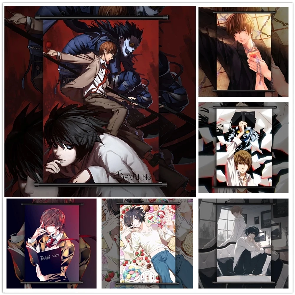 Home Decoration Wall Artwork Painting Death Note Yagami Raito Plastic Hanging Scrolls Anime Modern Canvas Print Picture Poster
Home Decoration Wall Artwork Painting Death Note Yagami Raito Plastic Hanging Scrolls Anime Modern Canvas Print Picture Poster