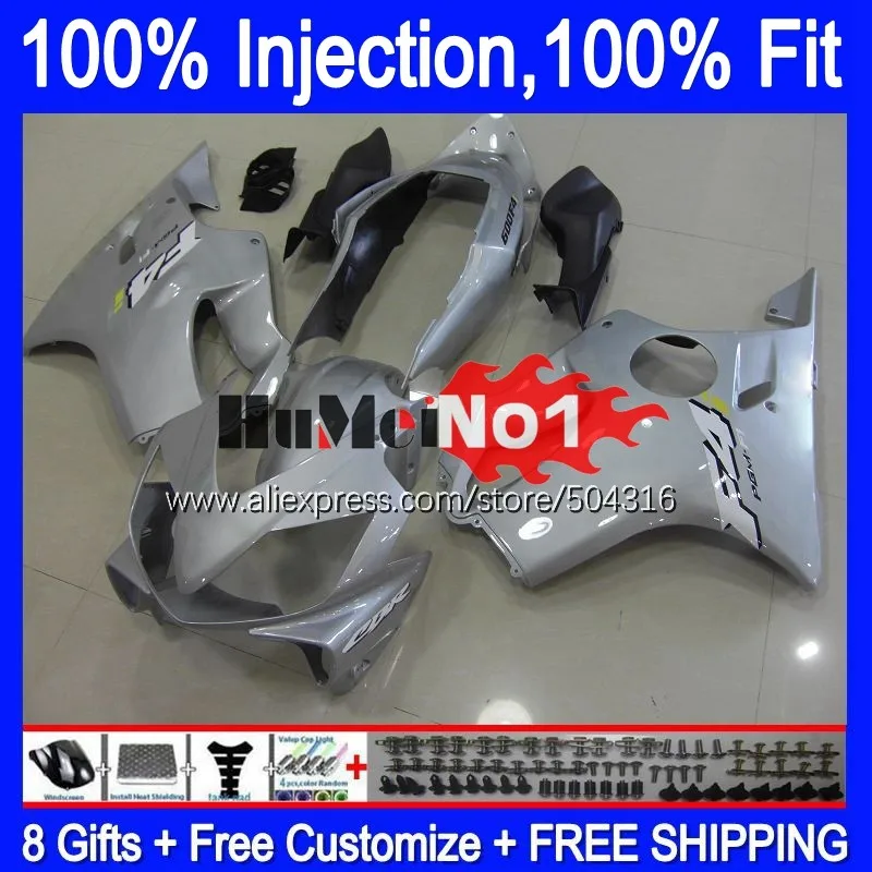 Injection Body For HONDA CBR600 CBR 600 F4i 600F4i 154MC.106 CBR600F4i 04 05 06 07 600CC 2004 2005 2006 2007 Fairing cood Silver
Injection Body For HONDA CBR600 CBR 600 F4i 600F4i 154MC.106 CBR600F4i 04 05 06 07 600CC 2004 2005 2006 2007 Fairing cood Silver