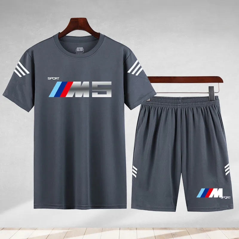 New Men's BMW Suit Short Sleeve Printed Sportswear Men's Sportswear Casual 2 T-shirts + Shorts Men's Slim Sportswear M-5XL
New Men's BMW Suit Short Sleeve Printed Sportswear Men's Sportswear Casual 2 T-shirts + Shorts Men's Slim Sportswear M-5XL