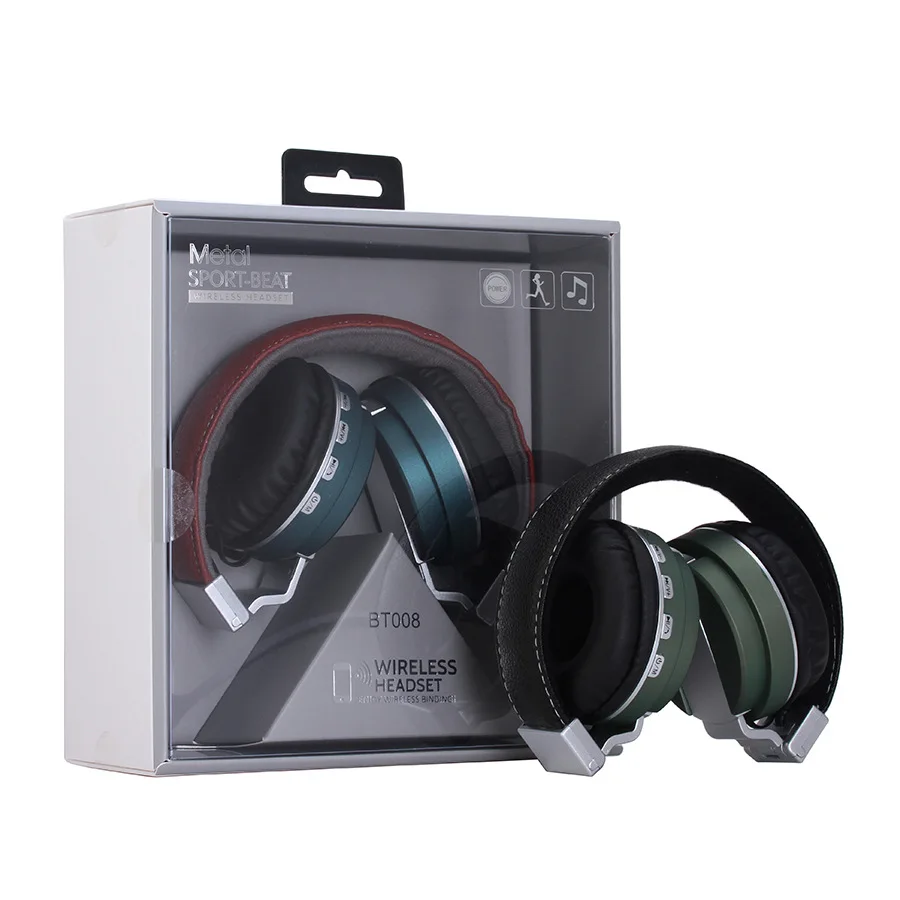 Bluetooth Headphone Bass Wireless Headphones With MIC Dynamics Foldable Stereo Music Cell Phones 4 Colors New Good For Phone PC
Bluetooth Headphone Bass Wireless Headphones With MIC Dynamics Foldable Stereo Music Cell Phones 4 Colors New Good For Phone PC