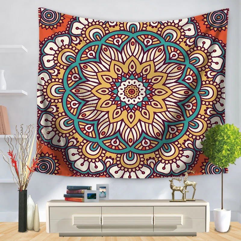 Color Mandala Tapestry Wall Hanging HD Printing Exquisite Art Blanket Background Hippie for Living Room Dorm Bedroom Decor
Color Mandala Tapestry Wall Hanging HD Printing Exquisite Art Blanket Background Hippie for Living Room Dorm Bedroom Decor
