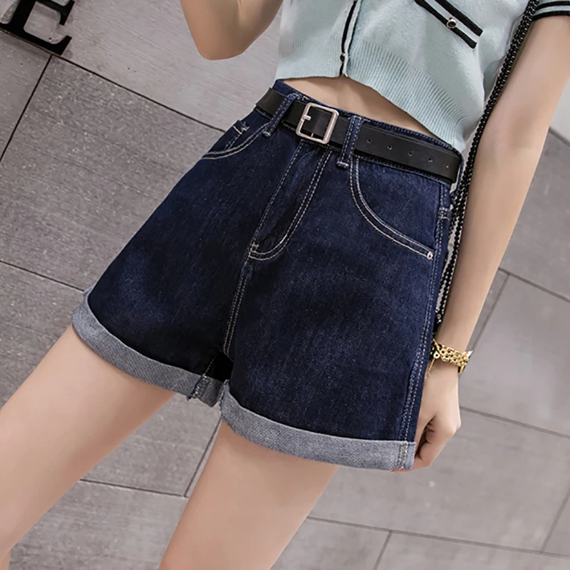 Sashes High Waist Denim Shorts Womens Pockets Korean Fashion Casual Shorts Jeans Feminino Summer 2021 Hot Short Pants Women
Sashes High Waist Denim Shorts Womens Pockets Korean Fashion Casual Shorts Jeans Feminino Summer 2021 Hot Short Pants Women