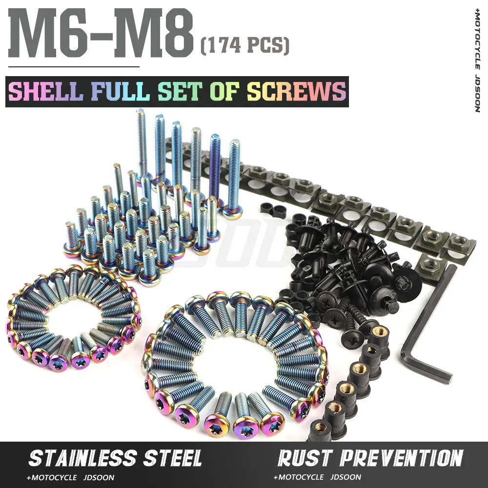 For 400XC-W 400EXC 400EXC-R 450SX 450SX-F 450SX-R Universal CNC Motorcycle Fairing screws Bolt outer Hexangular Screw Nut
For 400XC-W 400EXC 400EXC-R 450SX 450SX-F 450SX-R Universal CNC Motorcycle Fairing screws Bolt outer Hexangular Screw Nut
