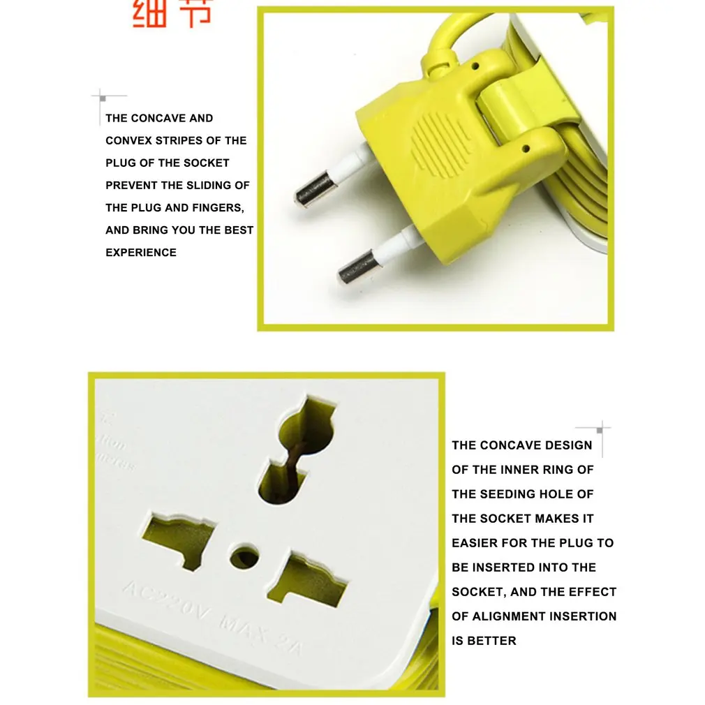 EU Plug Power Strip 4 USB Port 2 Charger Socket Multiple Portable Travel Plug Adapter For Smartphones Tablets
EU Plug Power Strip 4 USB Port 2 Charger Socket Multiple Portable Travel Plug Adapter For Smartphones Tablets