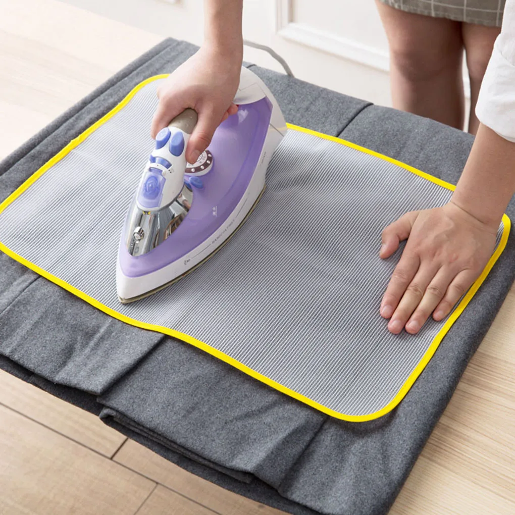 35x50/40x60cm High Temperature Resistance Ironing Scorch Heat Insulation Pad Mat Household Protective Mesh Cloth Cover
35x50/40x60cm High Temperature Resistance Ironing Scorch Heat Insulation Pad Mat Household Protective Mesh Cloth Cover