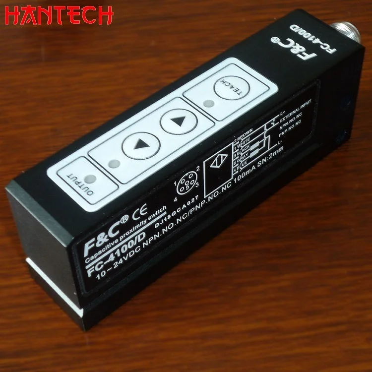 Capacitive Label Sensor factory price NPN PNP Clear Transparent /non-transparent Label Counting FC-4100/D 
Capacitive Label Sensor factory price NPN PNP Clear Transparent /non-transparent Label Counting FC-4100/D