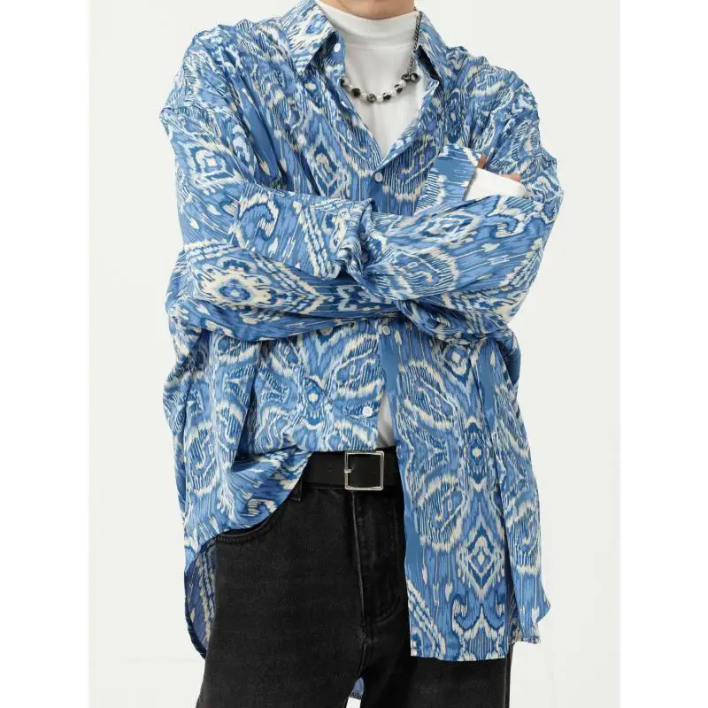 Poetry | Autumn New Products Korean Style Drape Lazy Style Shirt Trend Personality Design Sense Long-sleeved Shirt Men
Poetry | Autumn New Products Korean Style Drape Lazy Style Shirt Trend Personality Design Sense Long-sleeved Shirt Men