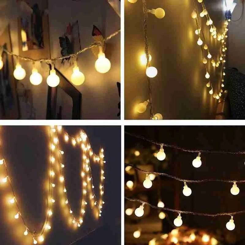 Led String Lights Battery Box Garland Globe Festoon Ball Lamp Outdoor Wedding Christmas Holiday Garden Wall Decoration Lighting
Led String Lights Battery Box Garland Globe Festoon Ball Lamp Outdoor Wedding Christmas Holiday Garden Wall Decoration Lighting