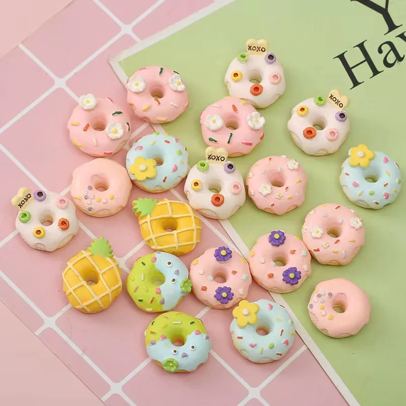 10Pcs New Cartoon Mixed Home Decoration Donuts Food Resin Flatback Cabochons Scrapbooking Craft DIY Accessories Embellishment
10Pcs New Cartoon Mixed Home Decoration Donuts Food Resin Flatback Cabochons Scrapbooking Craft DIY Accessories Embellishment