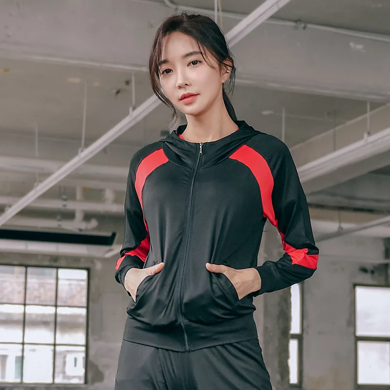 New Yoga Wear Autumn Winter Quick-Drying Breathable Loose Workout Clothes Running Sports Casual Zipper Hooded Coat for Women
New Yoga Wear Autumn Winter Quick-Drying Breathable Loose Workout Clothes Running Sports Casual Zipper Hooded Coat for Women