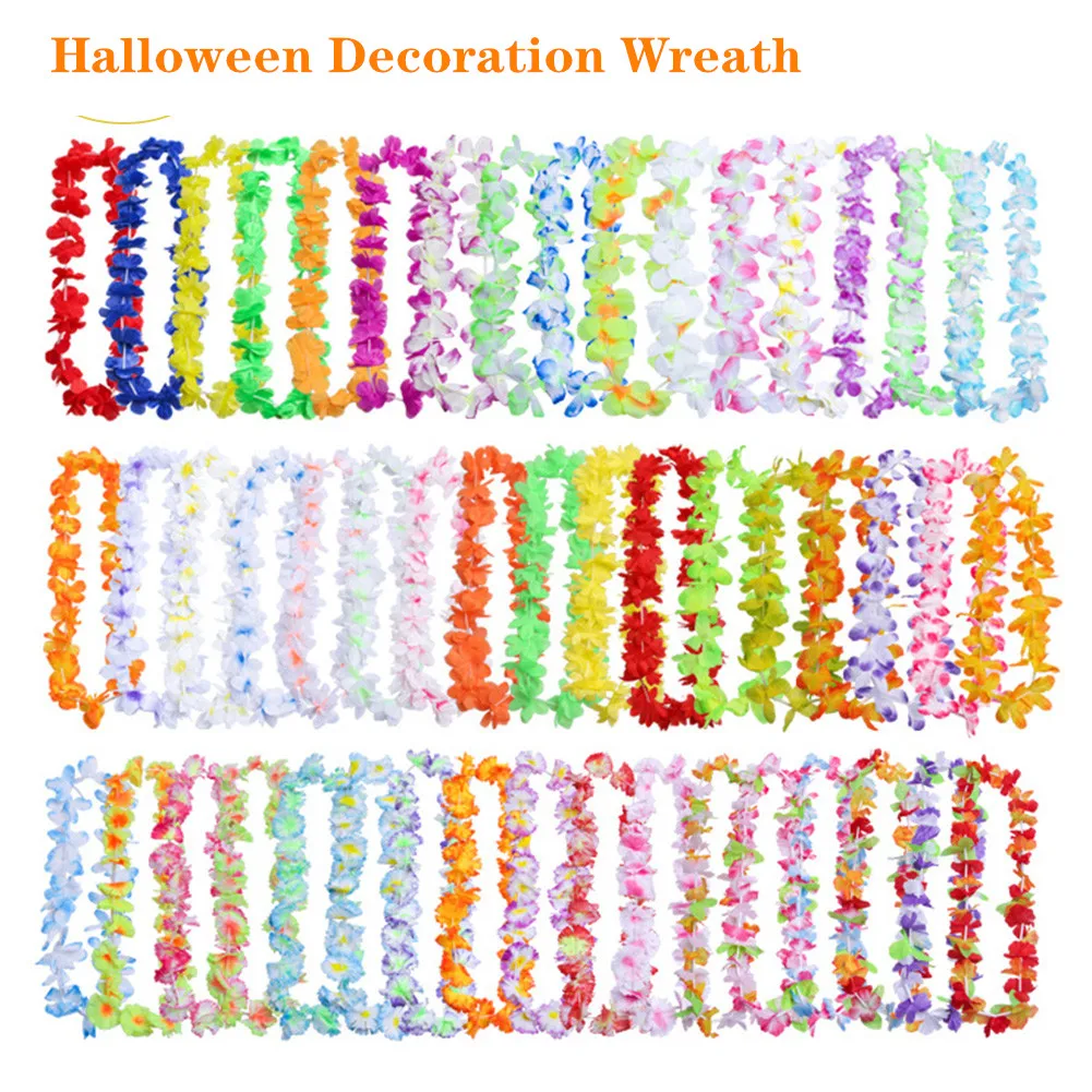 100pcs Hawaiian Garland Flower Necklace Christmas Flowers leis Evening Supply Beach Funny Wreath DIY Christmas Decorations
100pcs Hawaiian Garland Flower Necklace Christmas Flowers leis Evening Supply Beach Funny Wreath DIY Christmas Decorations