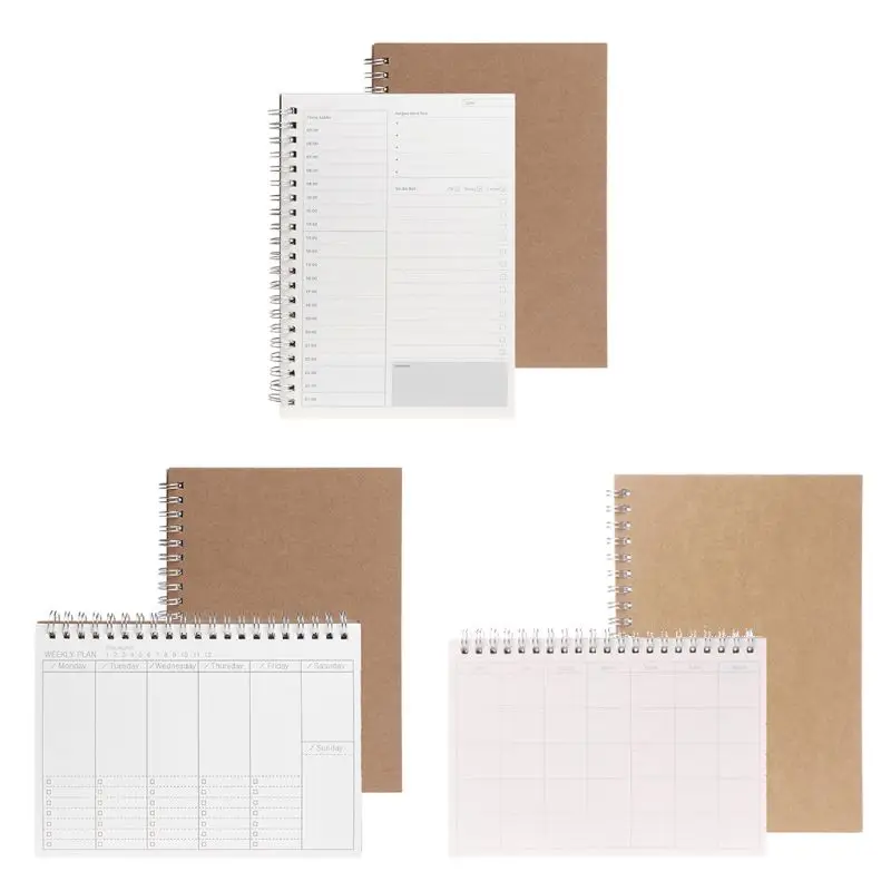 Planner Book Monthly Weekly Daily Agenda Schedule Blank Diary DIY Study Notebook 53CC
Planner Book Monthly Weekly Daily Agenda Schedule Blank Diary DIY Study Notebook 53CC