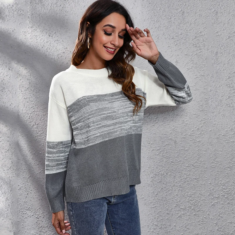 WOHUADI Pullover Sweater Women 2022 Fall Winter Fashion Loose Striped Warm Women Fashion Elegant youth street sweater Female
WOHUADI Pullover Sweater Women 2022 Fall Winter Fashion Loose Striped Warm Women Fashion Elegant youth street sweater Female