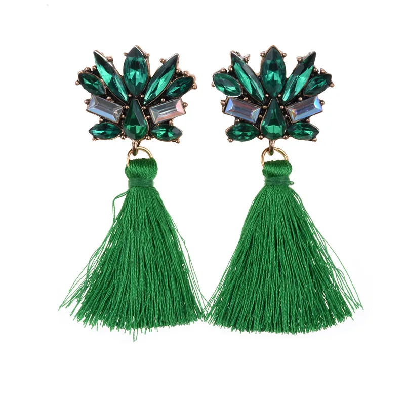 New Statement Earrings for Women Long Tassel Earrings Ear Stud Alloy with Crystal Tassel Jewelry Earings Bohemian Dangle Earring
New Statement Earrings for Women Long Tassel Earrings Ear Stud Alloy with Crystal Tassel Jewelry Earings Bohemian Dangle Earring